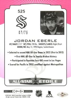 2022-23 O-Pee-Chee - Neon Pink Border #525 Jordan Eberle Back