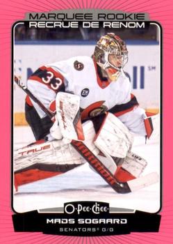 2022-23 O-Pee-Chee - Neon Pink Border #563 Mads Sogaard Front