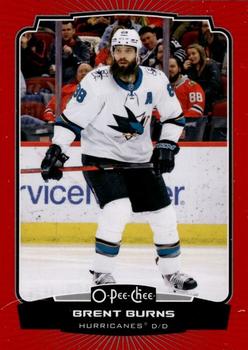 2022-23 O-Pee-Chee - Red Border #21 Brent Burns Front