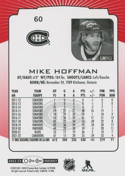2022-23 O-Pee-Chee - Red Border #60 Mike Hoffman Back