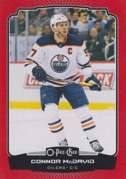 2022-23 O-Pee-Chee - Red Border #97 Connor McDavid Front