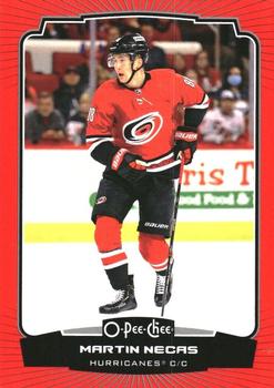 2022-23 O-Pee-Chee - Red Border #204 Martin Necas Front