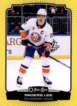 2022-23 O-Pee-Chee - Yellow Border #182 Anders Lee Front