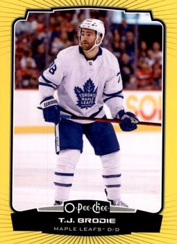 2022-23 O-Pee-Chee - Yellow Border #197 T.J. Brodie Front