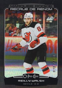 2022-23 O-Pee-Chee - Rainbow Black #571 Reilly Walsh Front