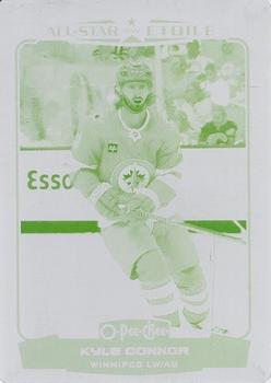 2022-23 O-Pee-Chee - Printing Plates Yellow #517 Kyle Connor Front