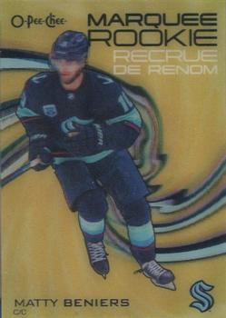 2022-23 O-Pee-Chee - 3-D Marquee Rookies #3D-BE Matty Beniers Front