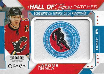 2022-23 O-Pee-Chee - Hall of Fame Logo Patches #HOF-1 Jarome Iginla Front