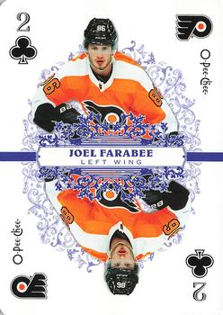 2022-23 O-Pee-Chee - Playing Cards #2♣ Joel Farabee Front