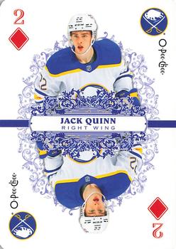 2022-23 O-Pee-Chee - Playing Cards #2♦ Jack Quinn Front