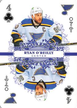 2022-23 O-Pee-Chee - Playing Cards #4♣ Ryan O'Reilly Front