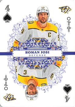 2022-23 O-Pee-Chee - Playing Cards #4♠ Roman Josi Front
