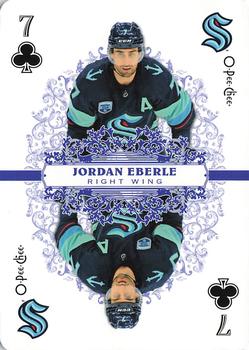 2022-23 O-Pee-Chee - Playing Cards #7♣ Jordan Eberle Front
