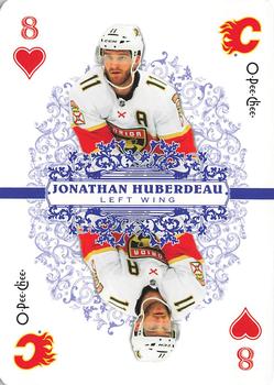 2022-23 O-Pee-Chee - Playing Cards #8♥ Jonathan Huberdeau Front