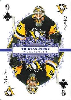2022-23 O-Pee-Chee - Playing Cards #9♣ Tristan Jarry Front