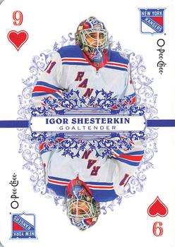 2022-23 O-Pee-Chee - Playing Cards #9♥ Igor Shesterkin Front
