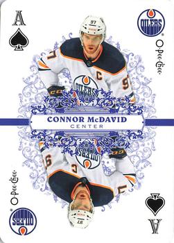 2022-23 O-Pee-Chee - Playing Cards #A♠ Connor McDavid Front