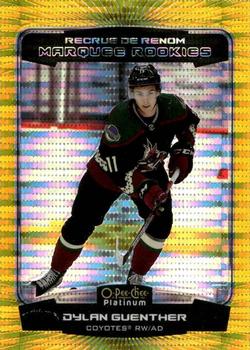 2022-23 O-Pee-Chee - O-Pee-Chee Platinum Previews Seismic Gold #P-DG Dylan Guenther Front