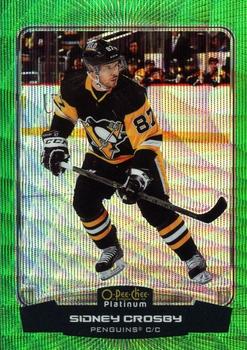 2022-23 O-Pee-Chee - O-Pee-Chee Platinum Previews Emerald Surge #P-SC Sidney Crosby Front
