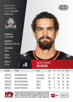 2022-23 Playercards (DEL) #135 Nathan Burns Back