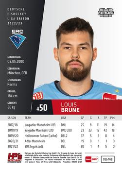 2022-23 Playercards (DEL) #168 Louis Brune Back