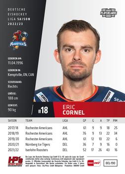 2022-23 Playercards (DEL) #190 Eric Cornel Back