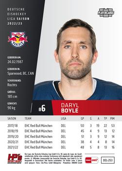 2022-23 Playercards (DEL) #253 Daryl Boyle Back