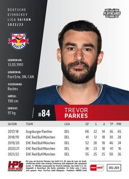 2022-23 Playercards (DEL) #269 Trevor Parkes Back
