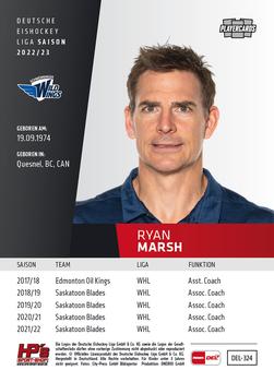 2022-23 Playercards (DEL) #324 Ryan Marsh Back