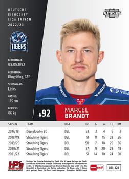 2022-23 Playercards (DEL) #328 Marcel Brandt Back