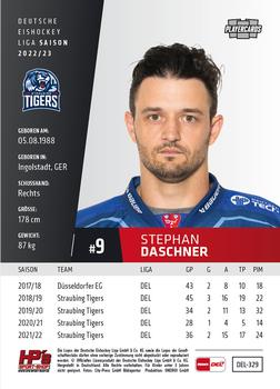 2022-23 Playercards (DEL) #329 Stephan Daschner Back
