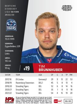 2022-23 Playercards (DEL) #335 Tim Brunnhuber Back