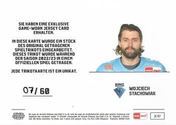 2022-23 Playercards (DEL) - Jerseys #JC-07 Wojciech Stachowiak Back