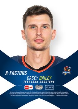 2022-23 Playercards (DEL) - X-Factors #DEL-XF08 Casey Bailey Back