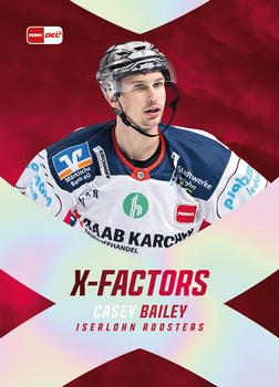 2022-23 Playercards (DEL) - X-Factors #DEL-XF08 Casey Bailey Front