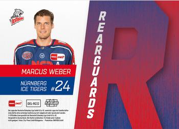2022-23 Playercards (DEL) - Rearguards #DEL-RG12 Marcus Weber Back