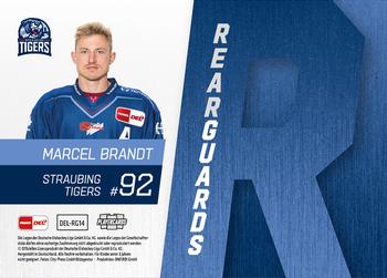 2022-23 Playercards (DEL) - Rearguards #DEL-RG14 Marcel Brandt Back