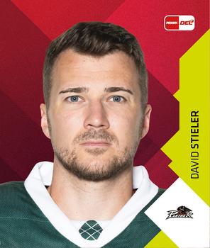 2022-23 Playercards Stickers (DEL) #16 David Stieler Front