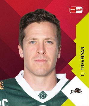 2022-23 Playercards Stickers (DEL) #17 T.J. Trevelyan Front