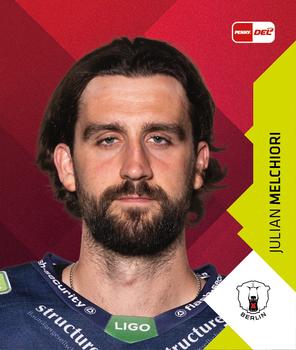 2022-23 Playercards Stickers (DEL) #034 Julian Melchiori Front