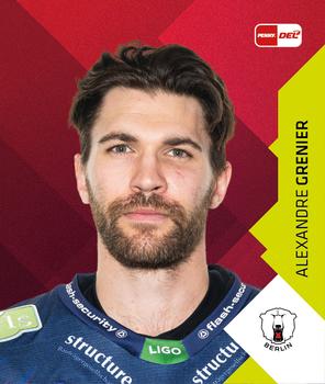 2022-23 Playercards Stickers (DEL) #035 Alexandre Grenier Front