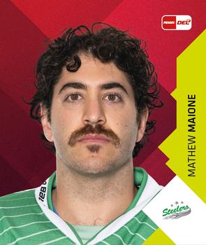 2022-23 Playercards Stickers (DEL) #054 Mathew Maione Front