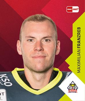 2022-23 Playercards Stickers (DEL) #075 Maximilian Franzreb Front
