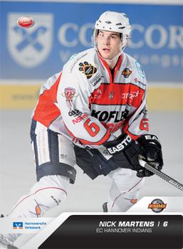 2009-10 Hannover Indians Playercards #1 Nick Martens Front