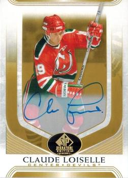 2020-21 SP Signature Edition Legends - Gold Spectrum Foil Autographs #247 Claude Loiselle Front