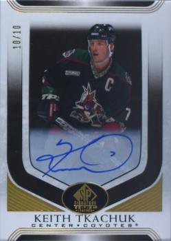 2020-21 SP Signature Edition Legends - Black #41 Keith Tkachuk Front