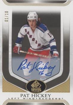 2020-21 SP Signature Edition Legends - Black #60 Pat Hickey Front