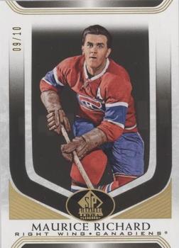 2020-21 SP Signature Edition Legends - Black #337 Maurice Richard Front