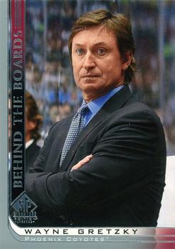 2020-21 SP Signature Edition Legends - Behind the Boards #BB-1 Wayne Gretzky Front