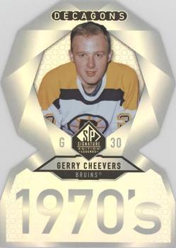 2020-21 SP Signature Edition Legends - Decagons #DC-19 Gerry Cheevers Front